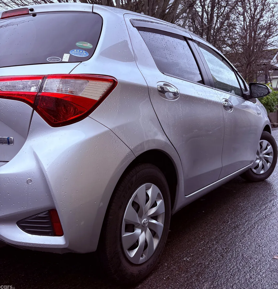 Toyota Vitz Hatchback, Petrol Hybrid, 2019, Silver