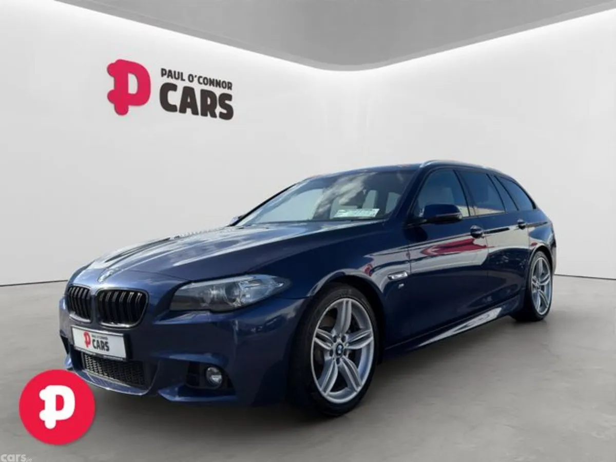BMW 5-Series Estate, Diesel, 2017, Blue