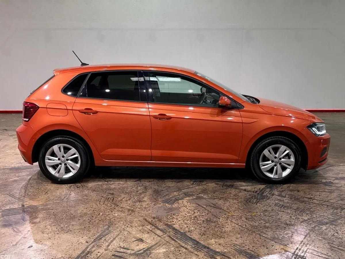 Volkswagen Polo Hatchback, Petrol, 2021, Orange