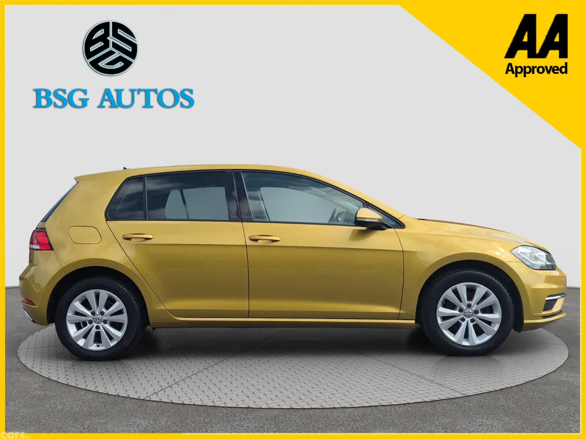 Volkswagen Golf Hatchback, Petrol, 2017, Gold