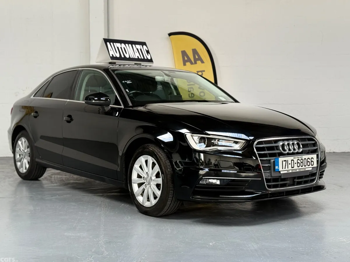 Audi A3 Saloon, Petrol, 2017, Black