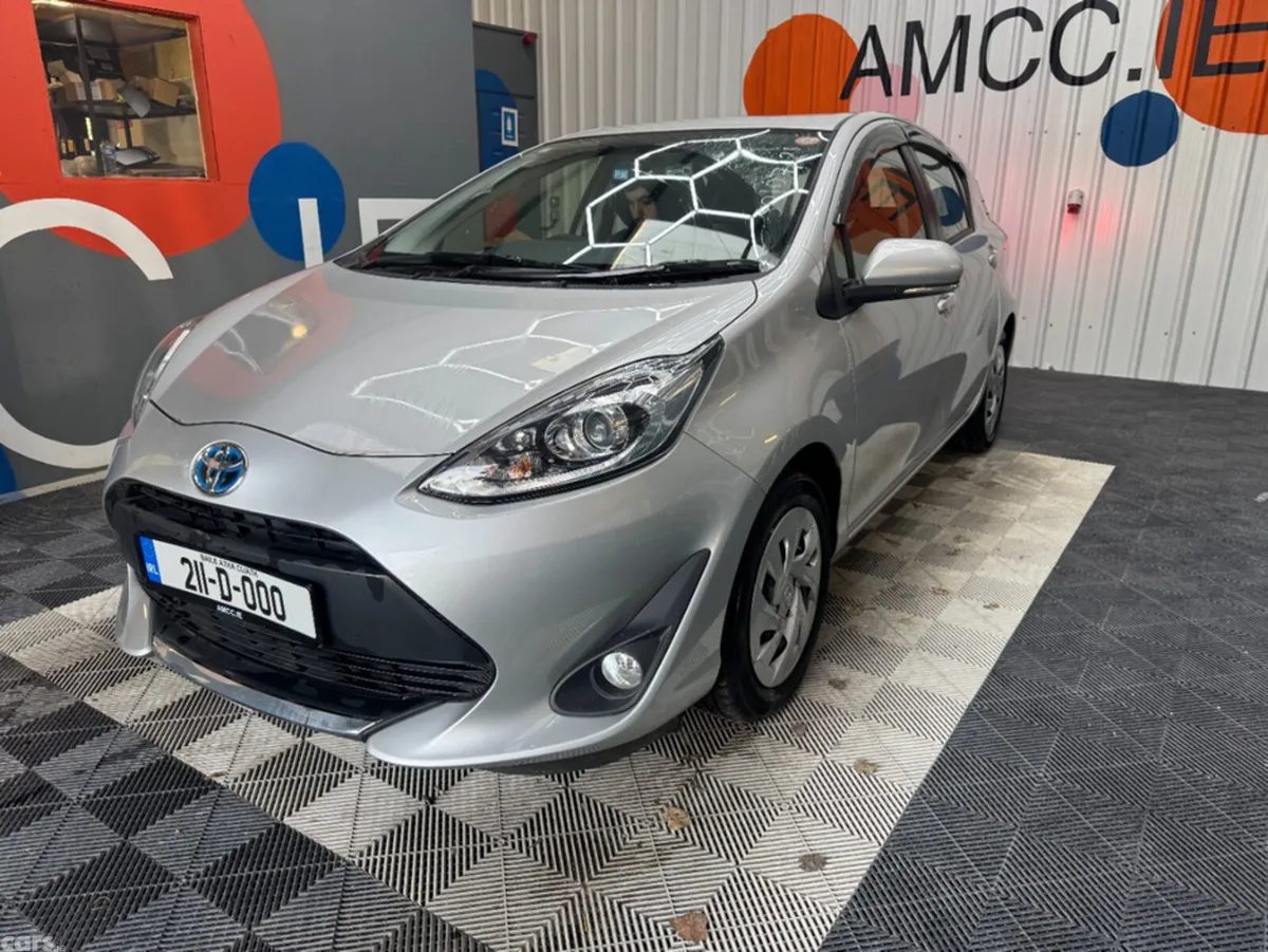 Toyota Aqua Hatchback, Petrol Hybrid, 2021, Silver