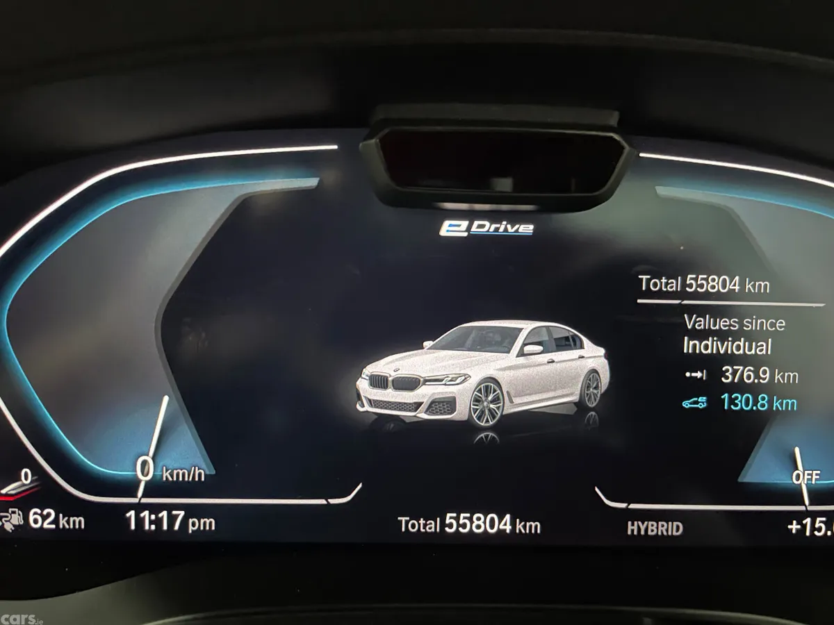 BMW 5-Series Saloon, Petrol Plug-in Hybrid, 2021, White