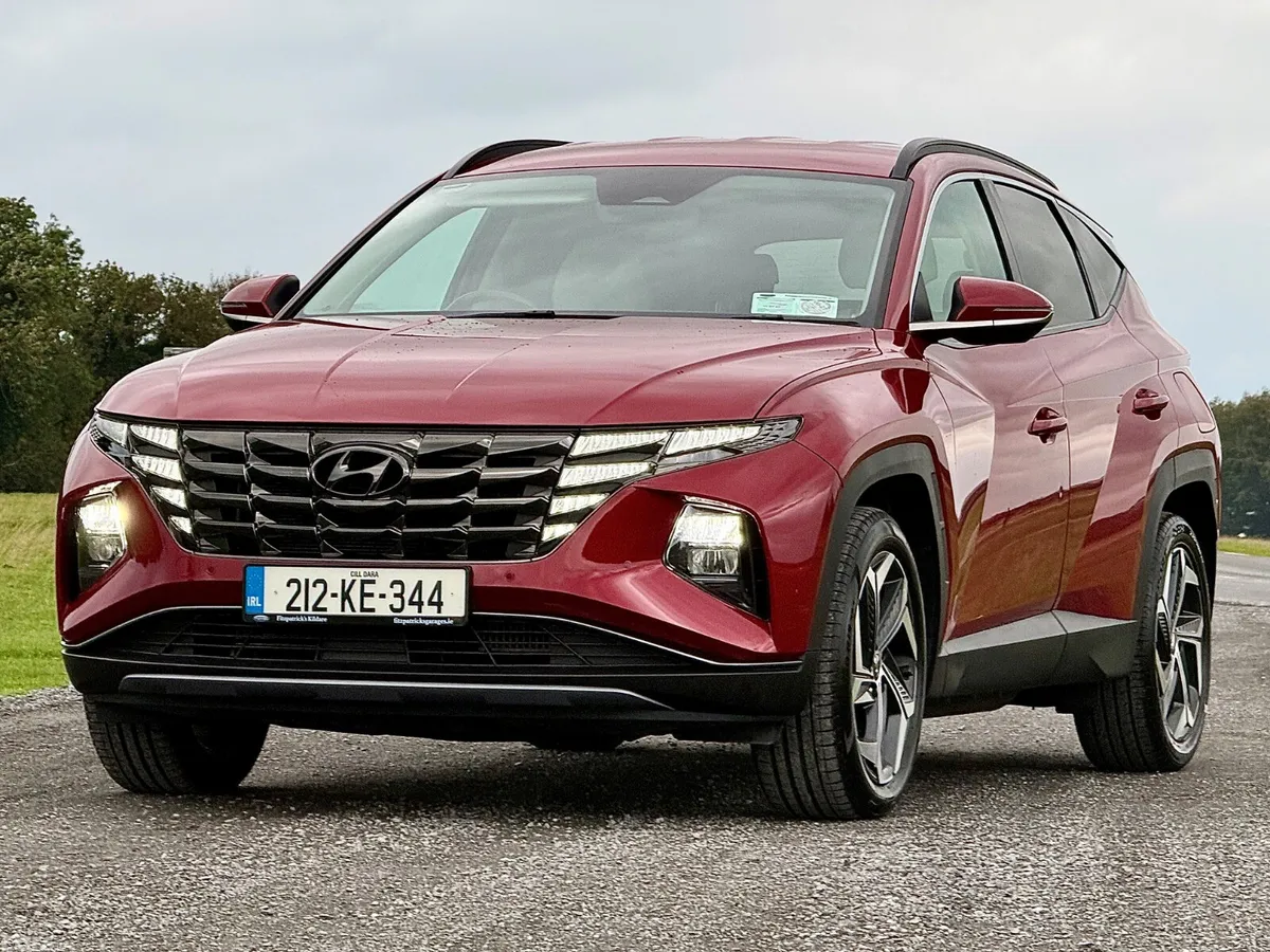Hyundai Tucson SUV, Petrol Plug-in Hybrid, 2021, Red