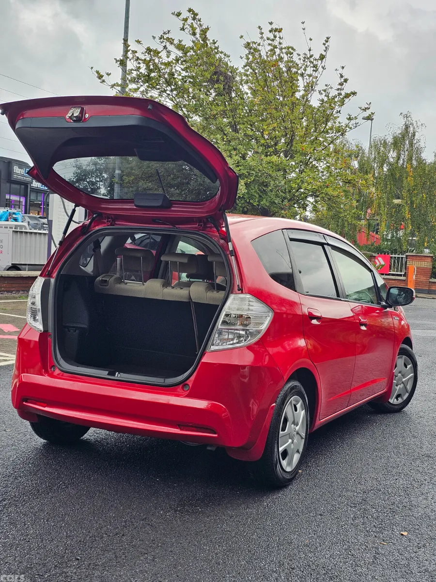 Honda Fit Hatchback, Petrol Hybrid, 2013, Red