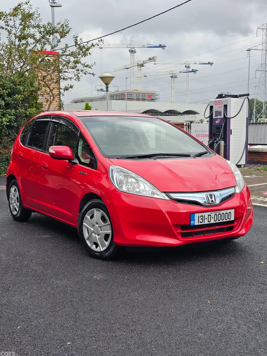 Honda Fit Hatchback, Petrol Hybrid, 2013, Red