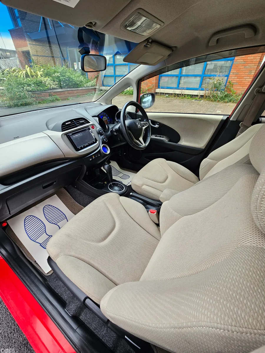 Honda Fit Hatchback, Petrol Hybrid, 2013, Red