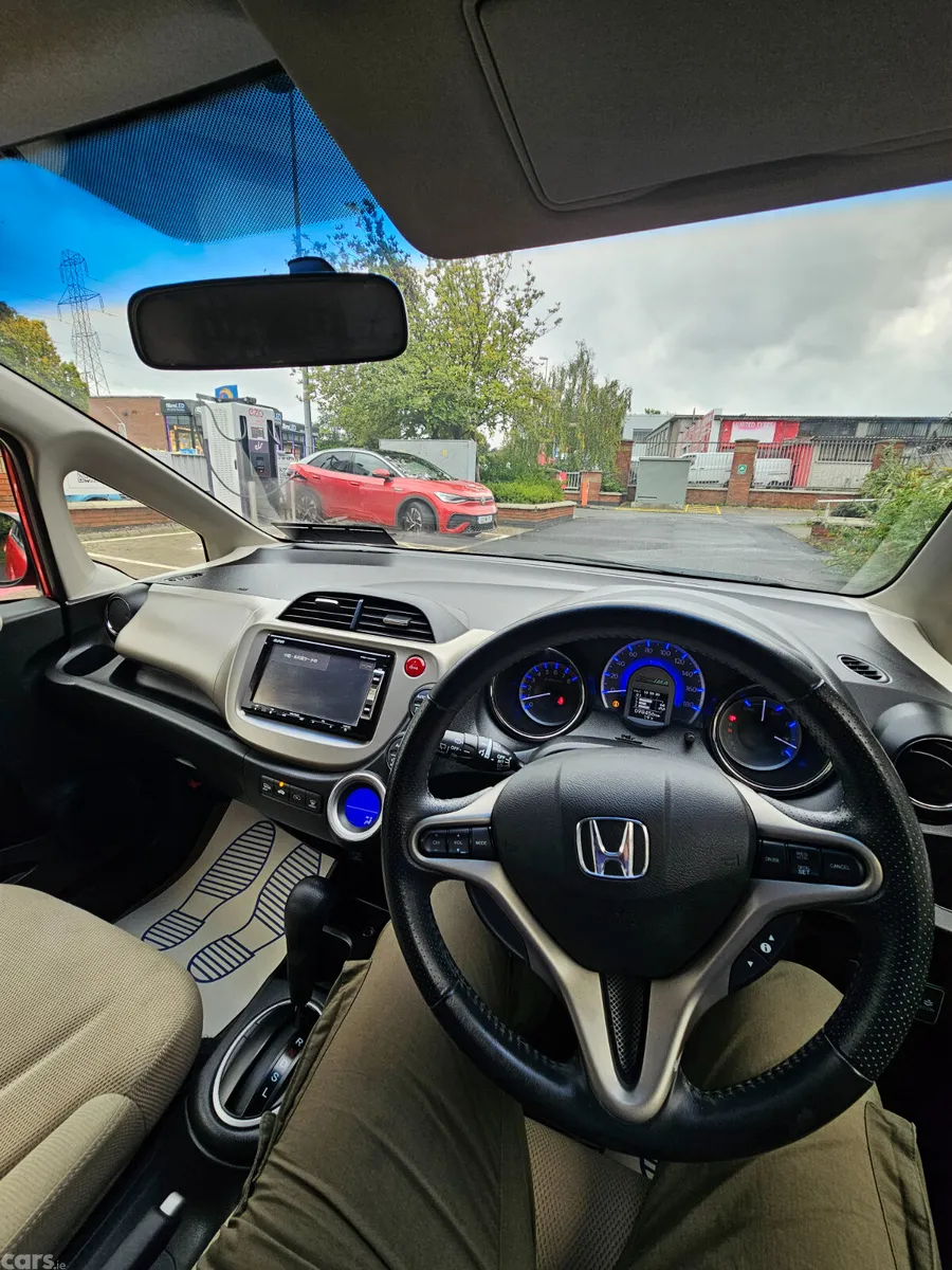 Honda Fit Hatchback, Petrol Hybrid, 2013, Red