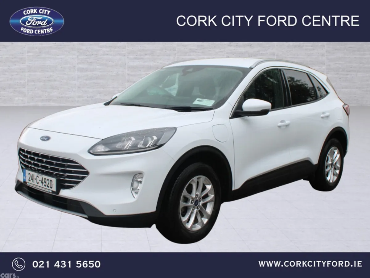 Ford Kuga MPV, Petrol Plug-in Hybrid, 2024, White