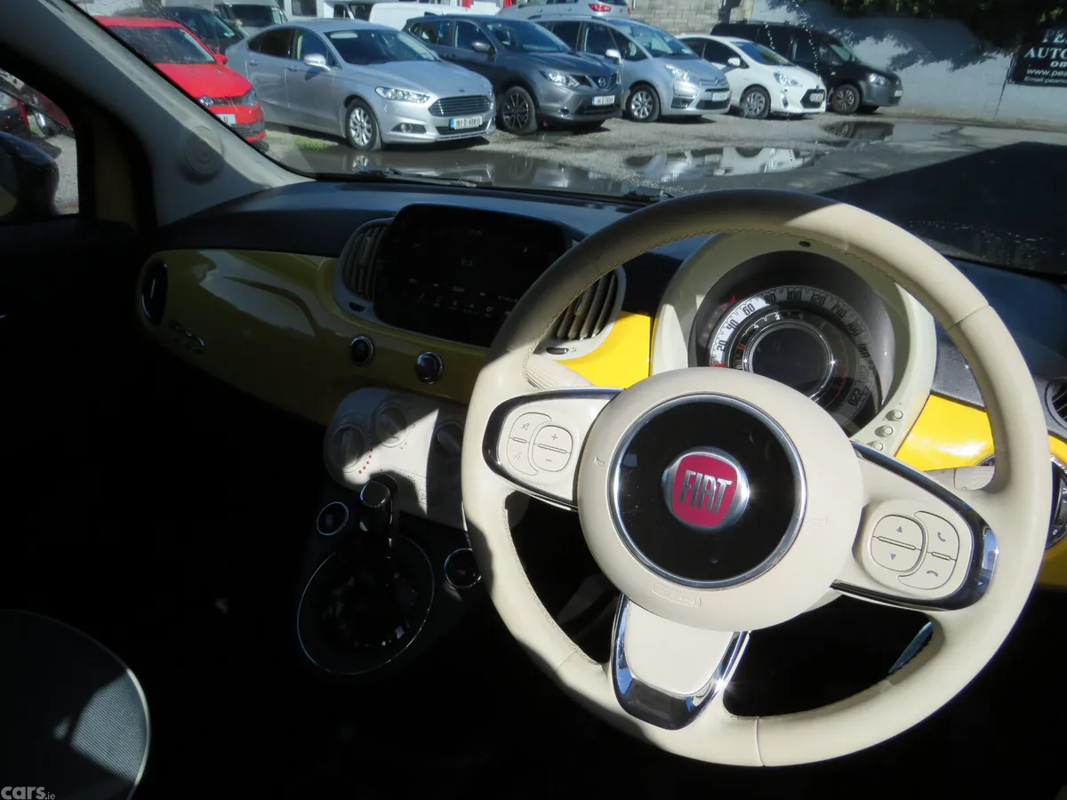 Fiat 500 Hatchback, Petrol, 2021, Yellow