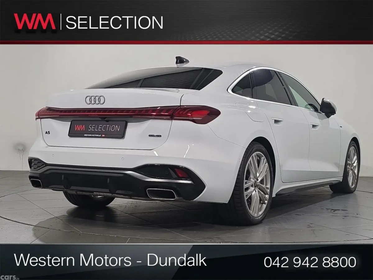 Audi A5 Saloon, Petrol Plug-in Hybrid, 2025, White