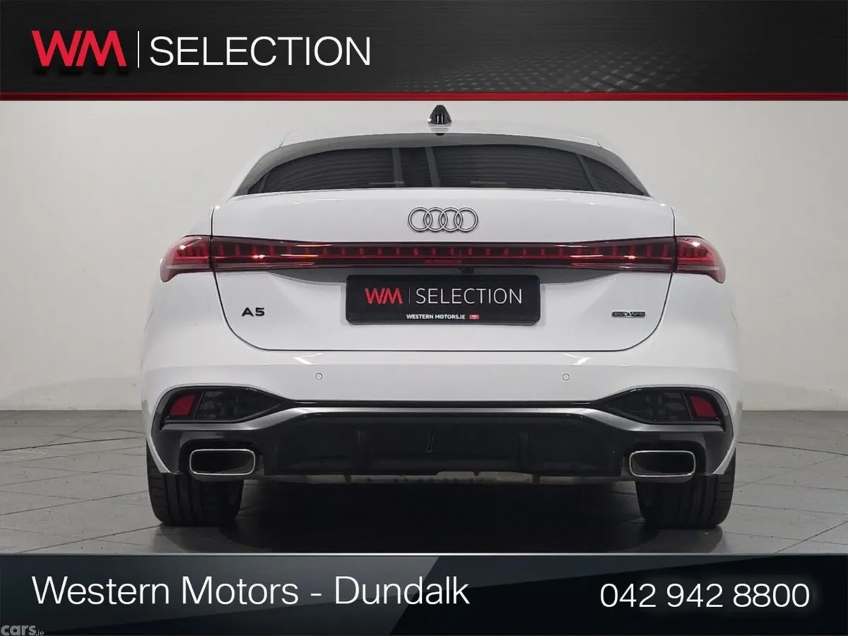 Audi A5 Saloon, Petrol Plug-in Hybrid, 2025, White