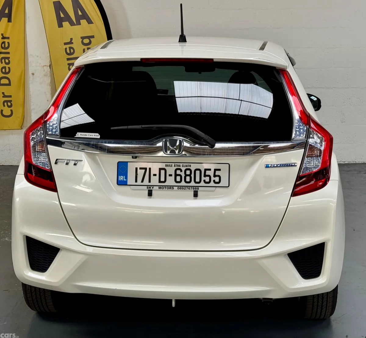 Honda Fit Hatchback, Petrol Hybrid, 2017, White