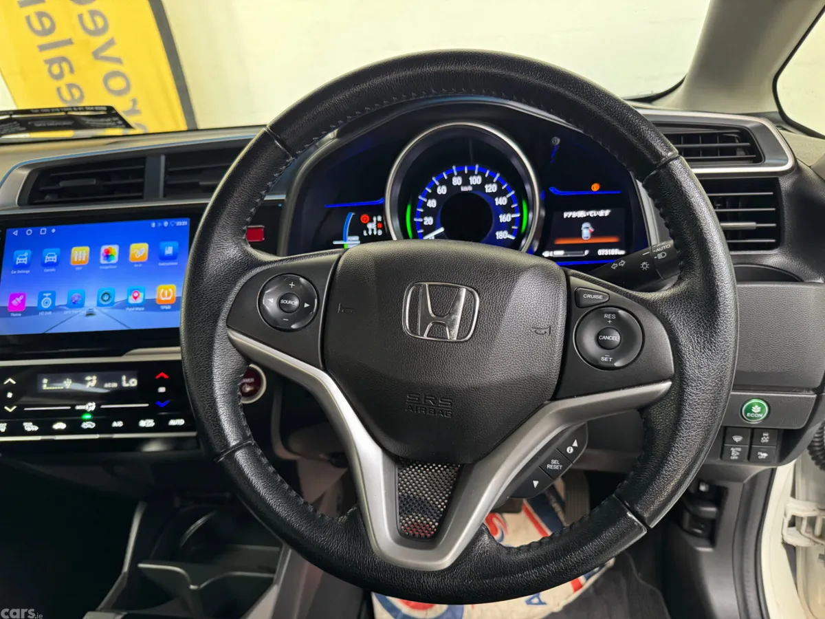 Honda Fit Hatchback, Petrol Hybrid, 2017, White
