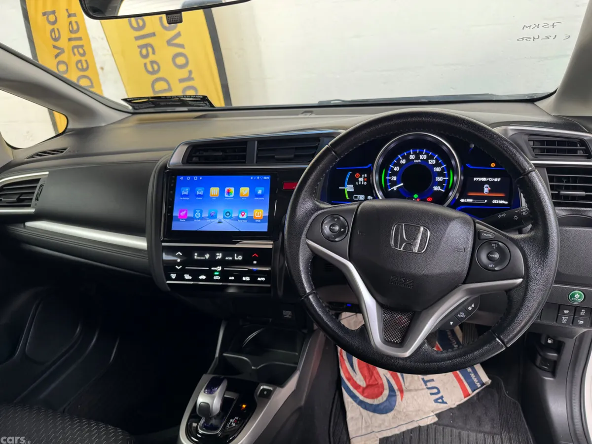 Honda Fit Hatchback, Petrol Hybrid, 2017, White