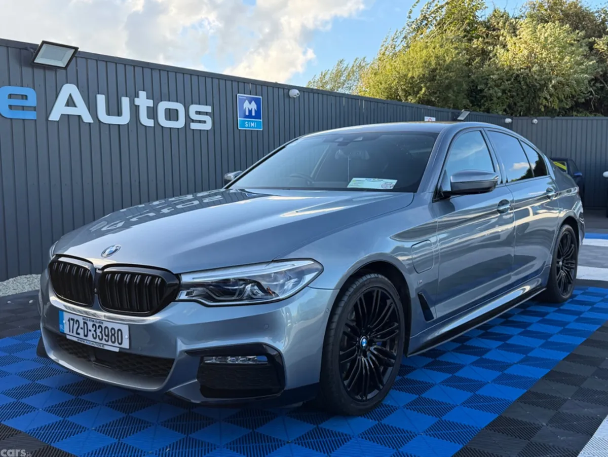 BMW 5-Series Saloon, Petrol Plug-in Hybrid, 2017, Grey