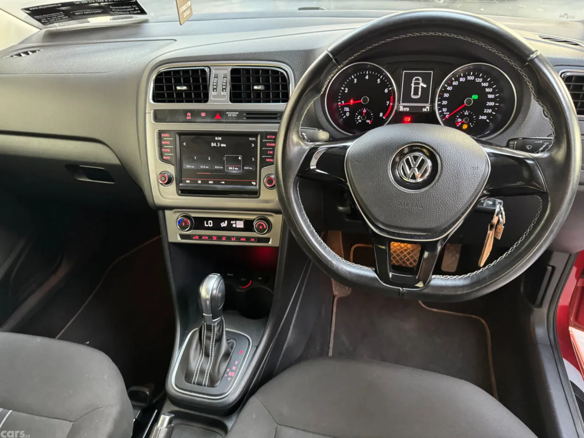 Volkswagen Polo Hatchback, Petrol, 2015, Red