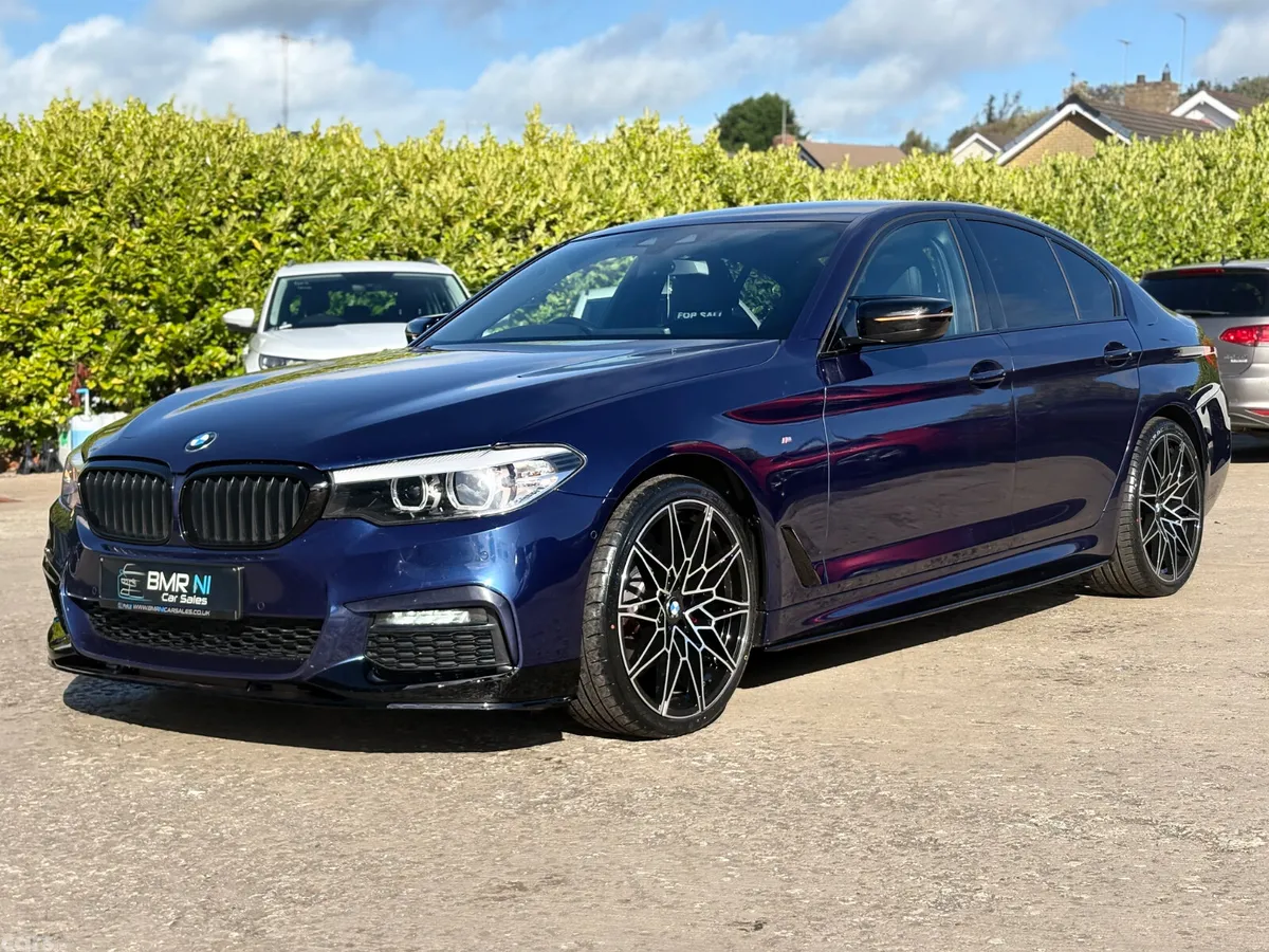 BMW 5-Series Saloon, Diesel, 2019, Blue