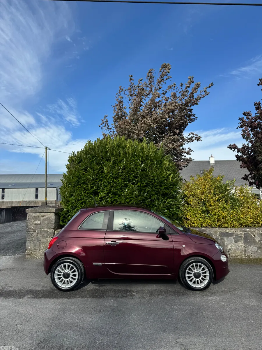 Fiat 500 Hatchback, Petrol, 2017, Red