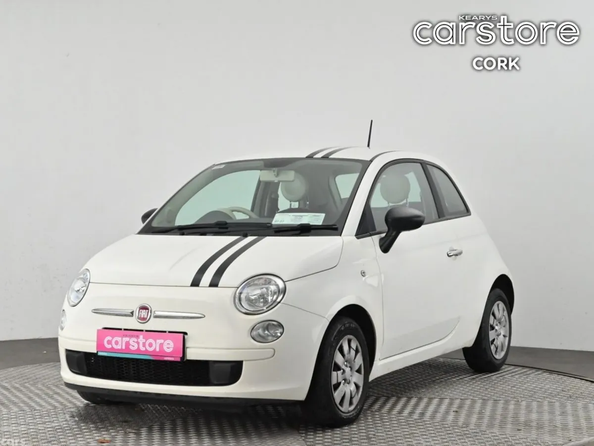 Fiat 500 Hatchback, Petrol, 2015, White