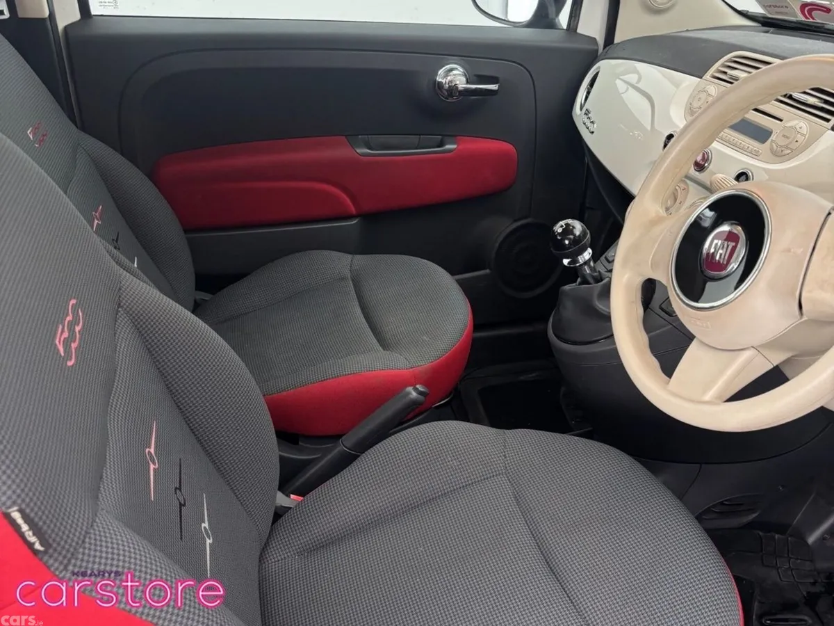 Fiat 500 Hatchback, Petrol, 2015, White