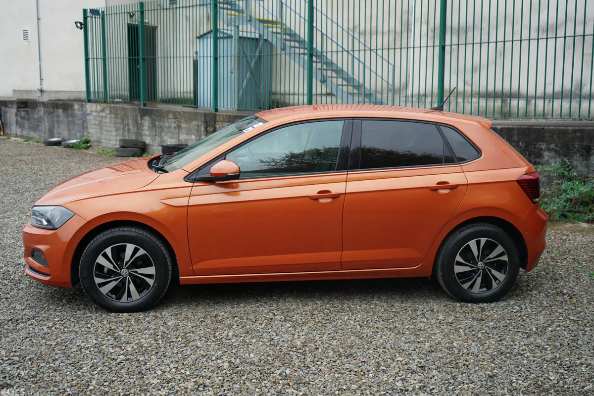 Volkswagen Polo Hatchback, Petrol, 2019, Orange