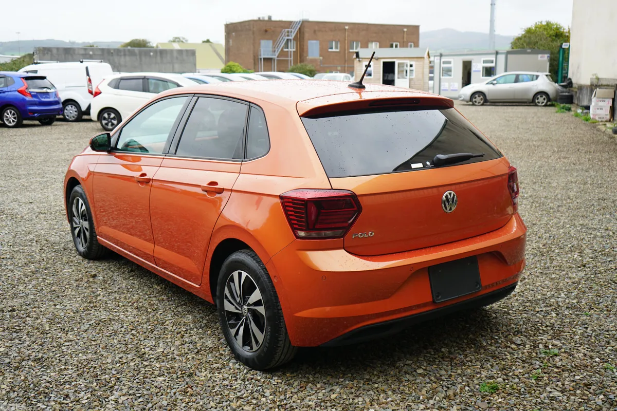 Volkswagen Polo Hatchback, Petrol, 2019, Orange