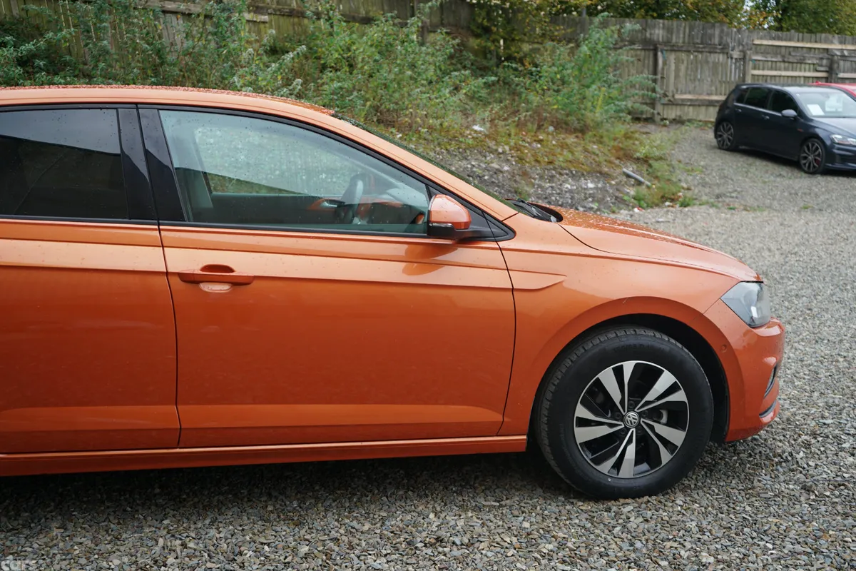 Volkswagen Polo Hatchback, Petrol, 2019, Orange