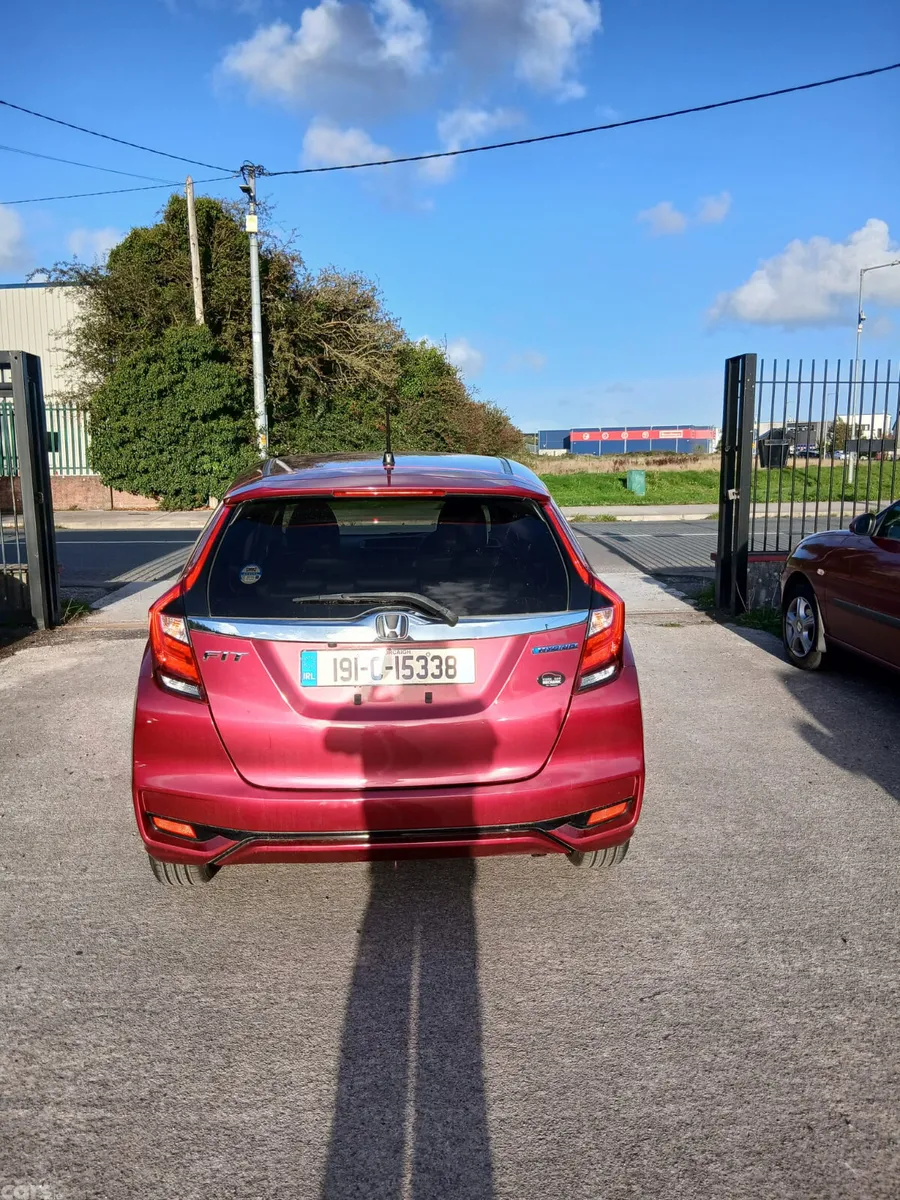 Honda Fit Hatchback, Petrol Hybrid, 2019, Red