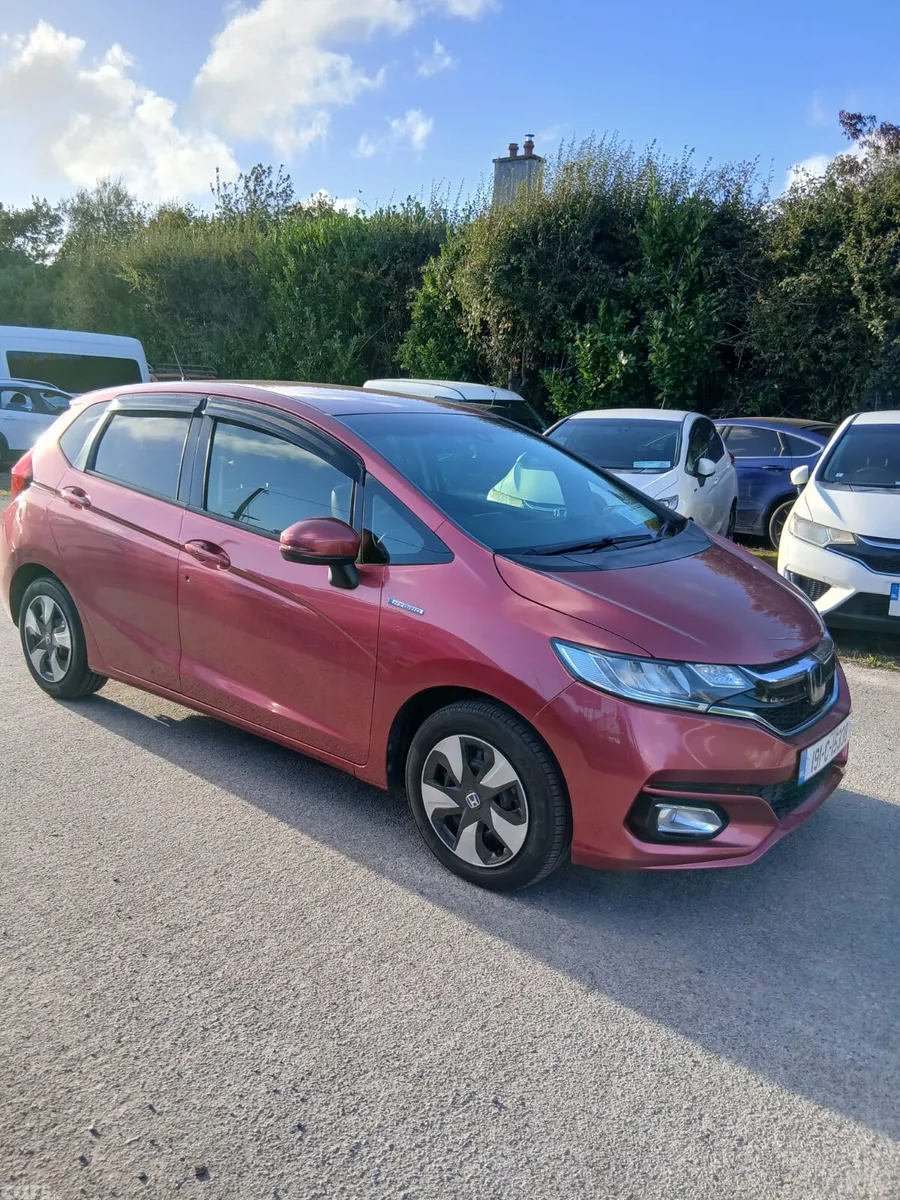 Honda Fit Hatchback, Petrol Hybrid, 2019, Red
