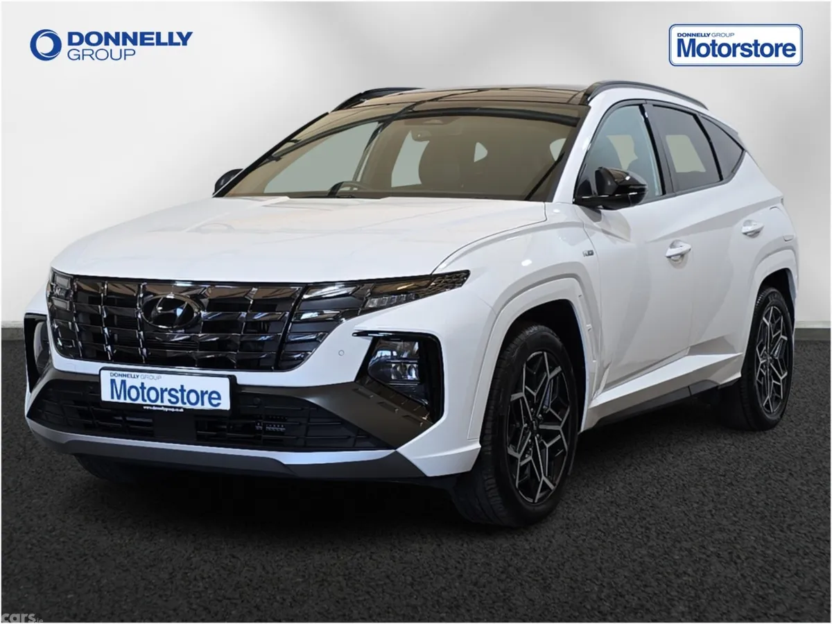 Hyundai Tucson SUV, Petrol Hybrid, 2024, White