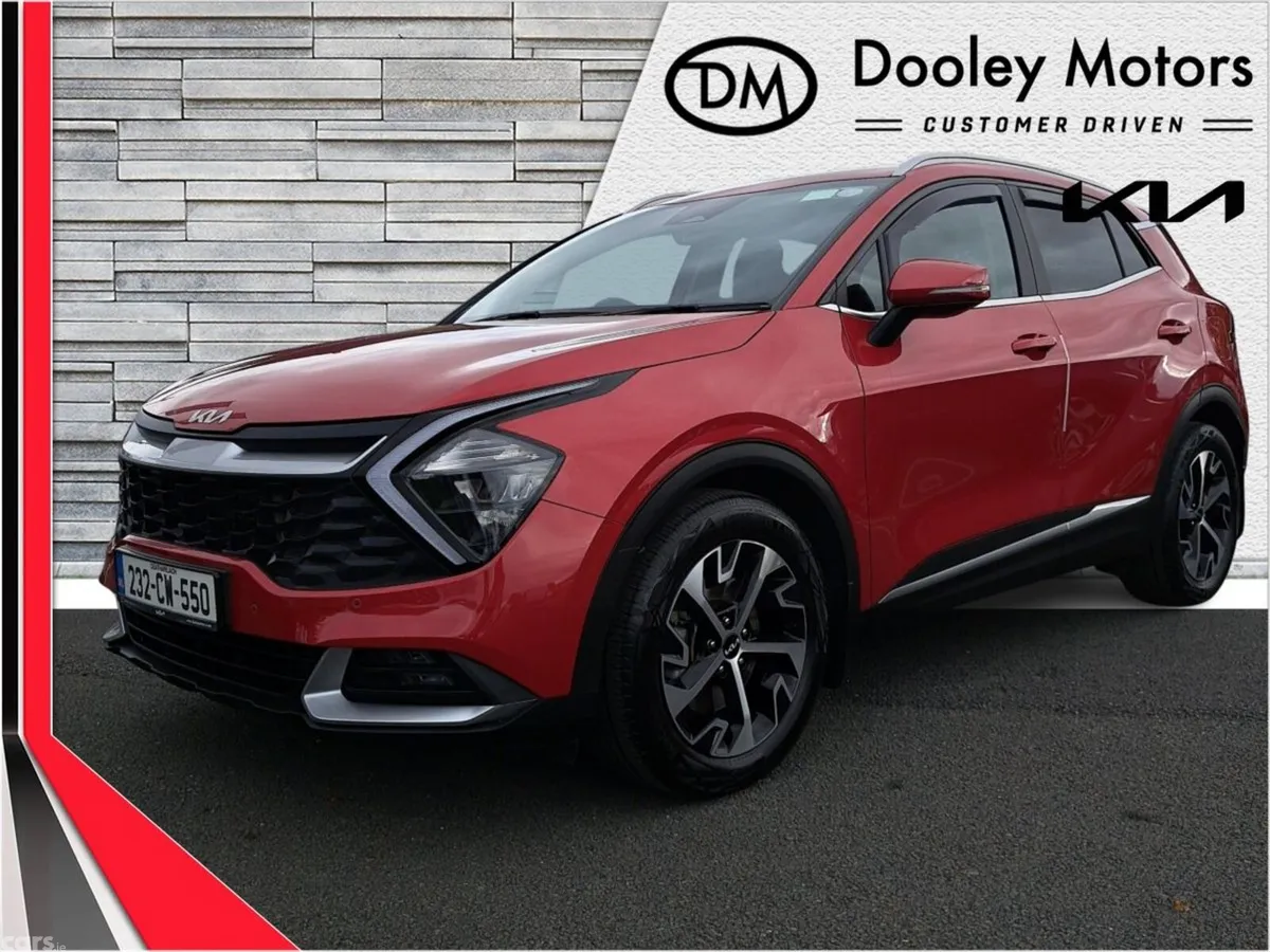 Kia Sportage SUV, Diesel Hybrid, 2023, Red