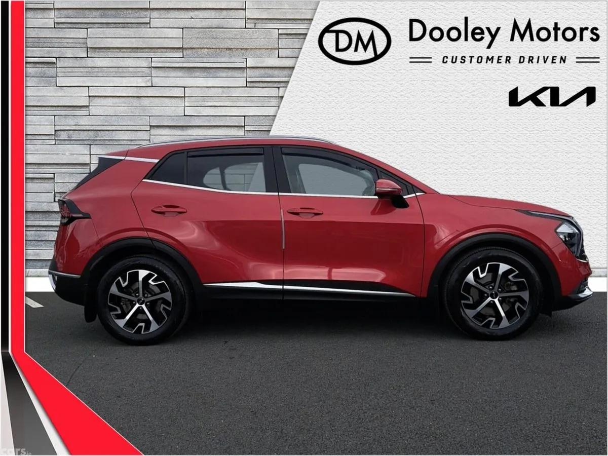 Kia Sportage SUV, Diesel Hybrid, 2023, Red