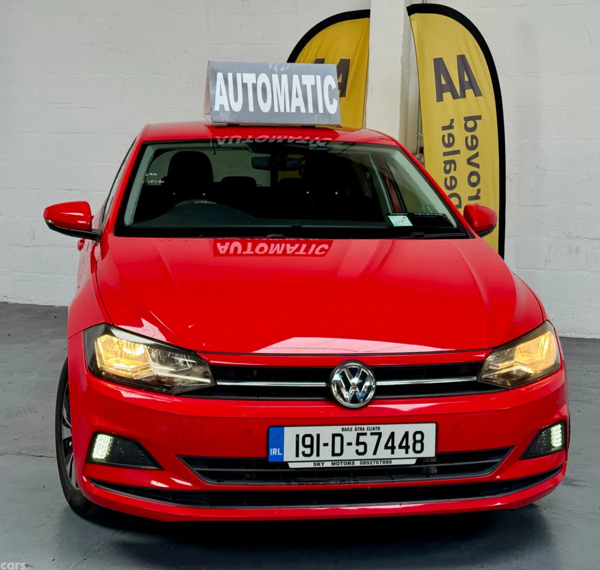 Volkswagen Polo Hatchback, Petrol, 2019, Red