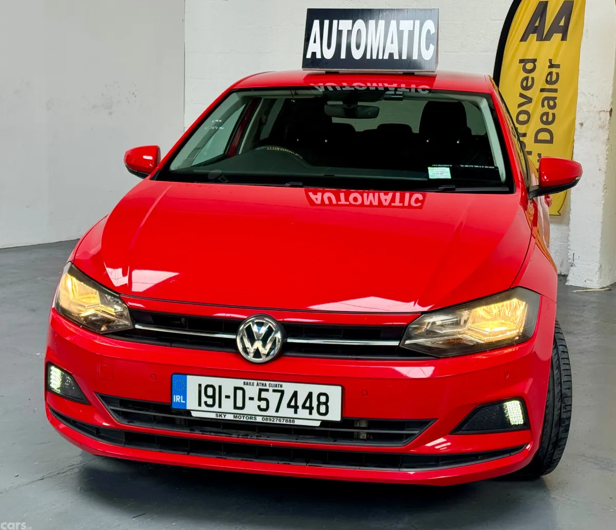 Volkswagen Polo Hatchback, Petrol, 2019, Red
