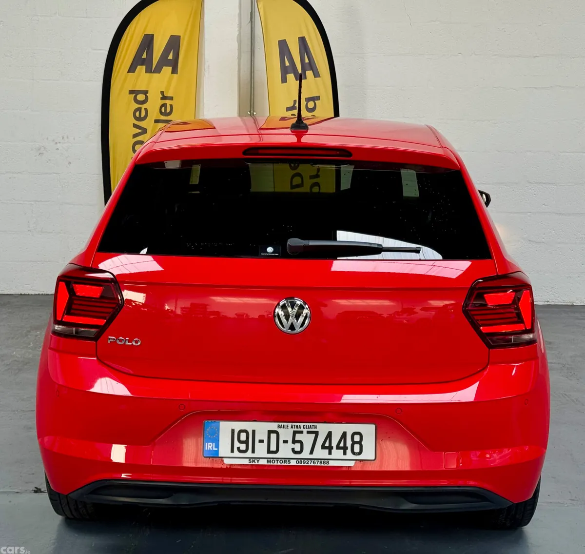 Volkswagen Polo Hatchback, Petrol, 2019, Red