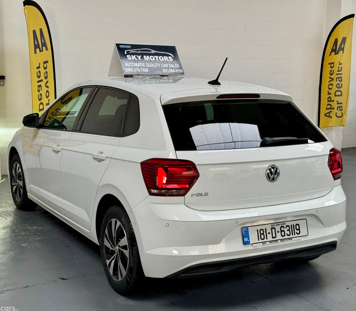 Volkswagen Polo Hatchback, Petrol, 2018, White