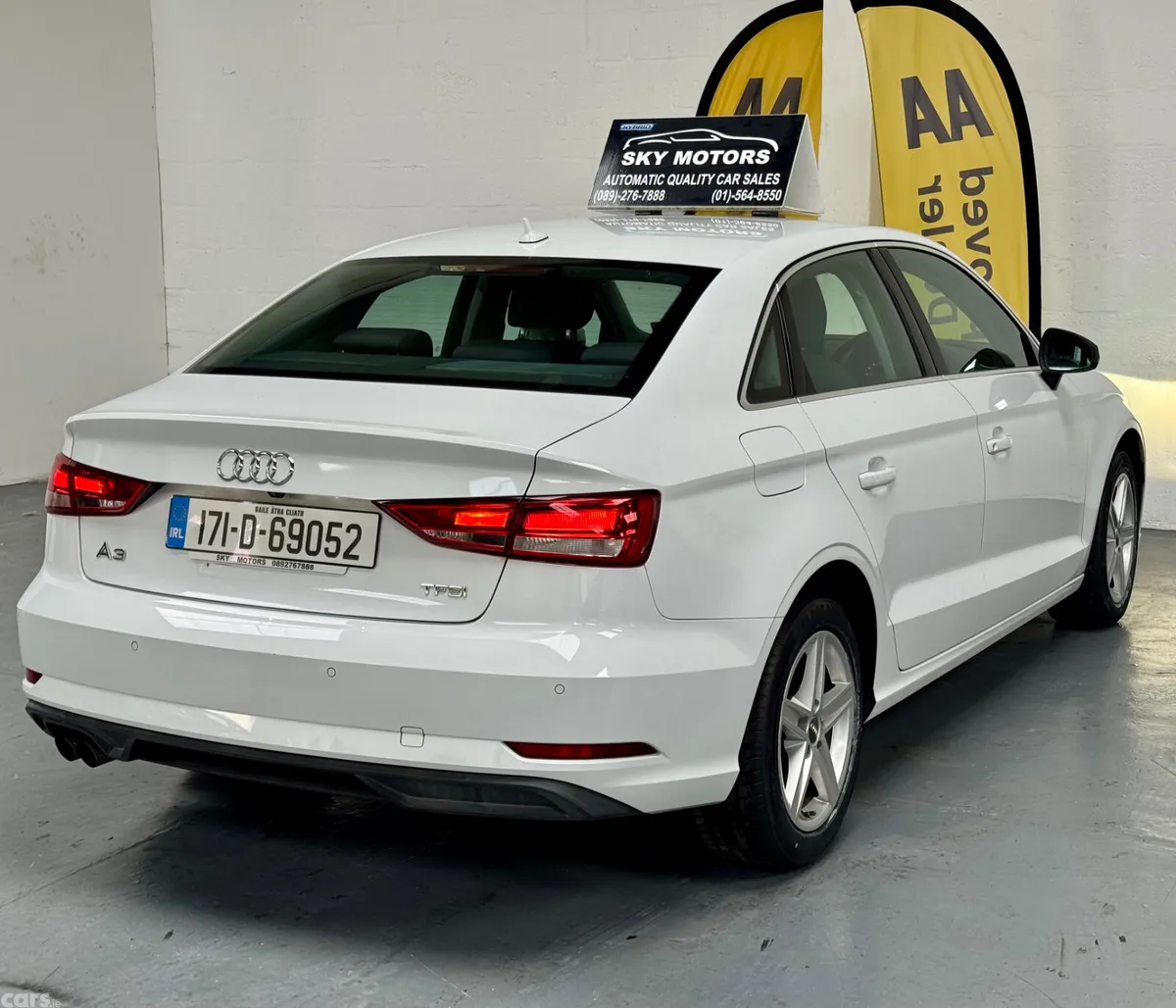 Audi A3 Saloon, Petrol, 2017, White