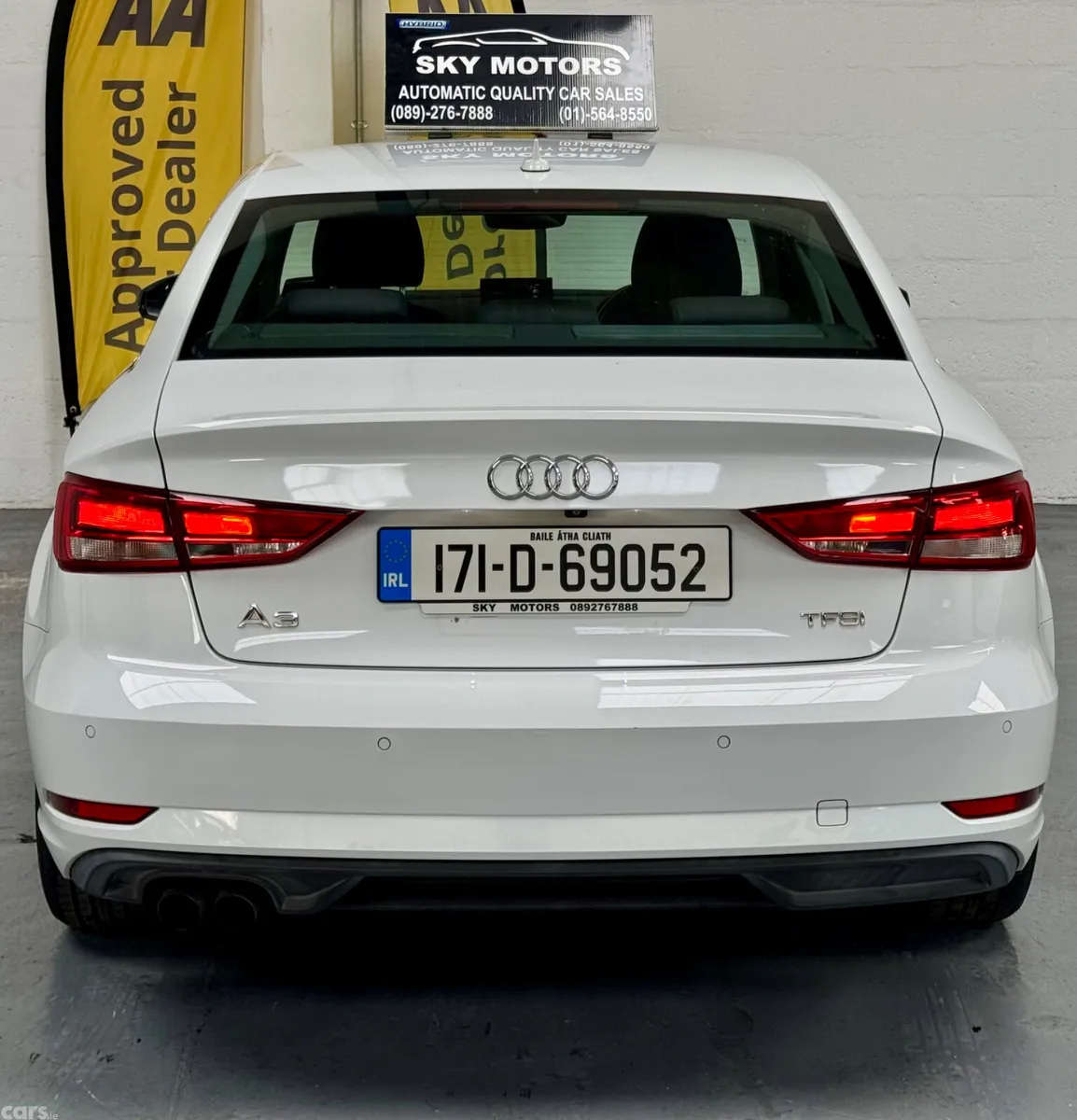 Audi A3 Saloon, Petrol, 2017, White