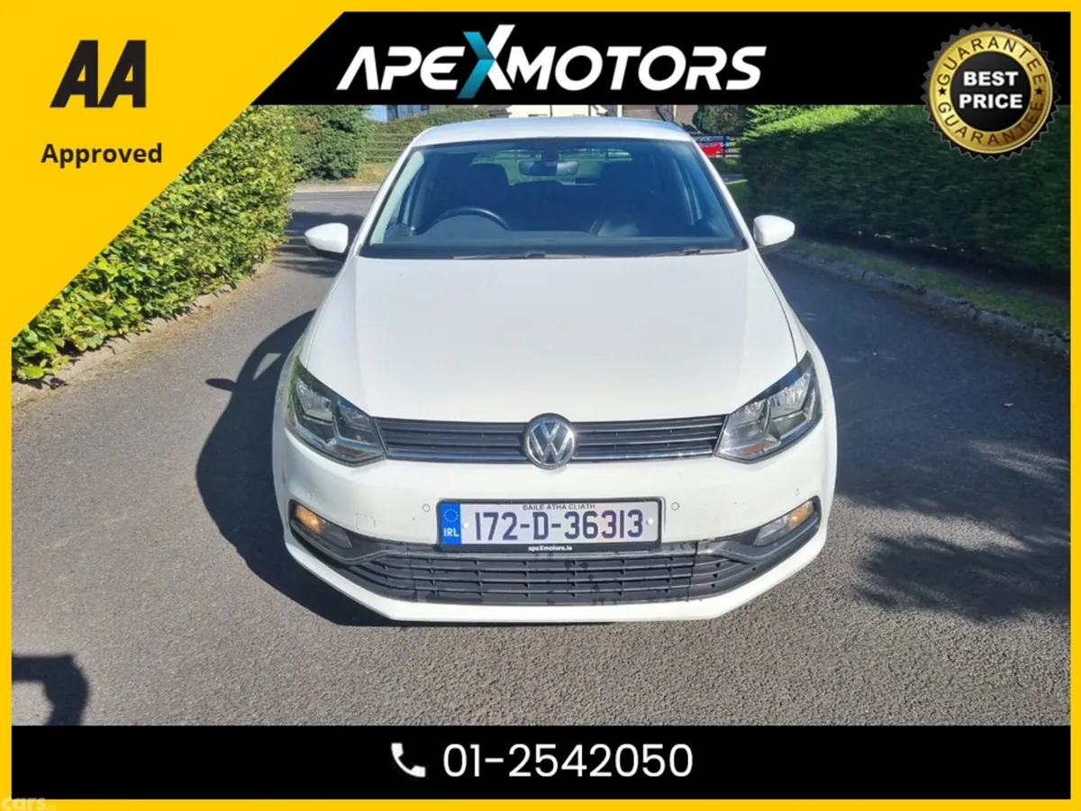 Volkswagen Polo Hatchback, Petrol, 2017, White