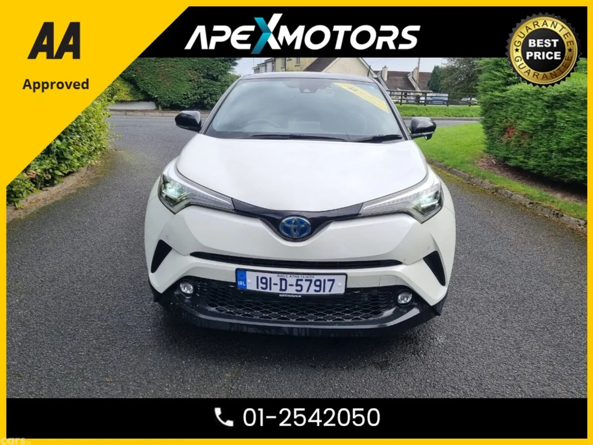 Toyota C-HR Hatchback, Petrol Hybrid, 2019, White