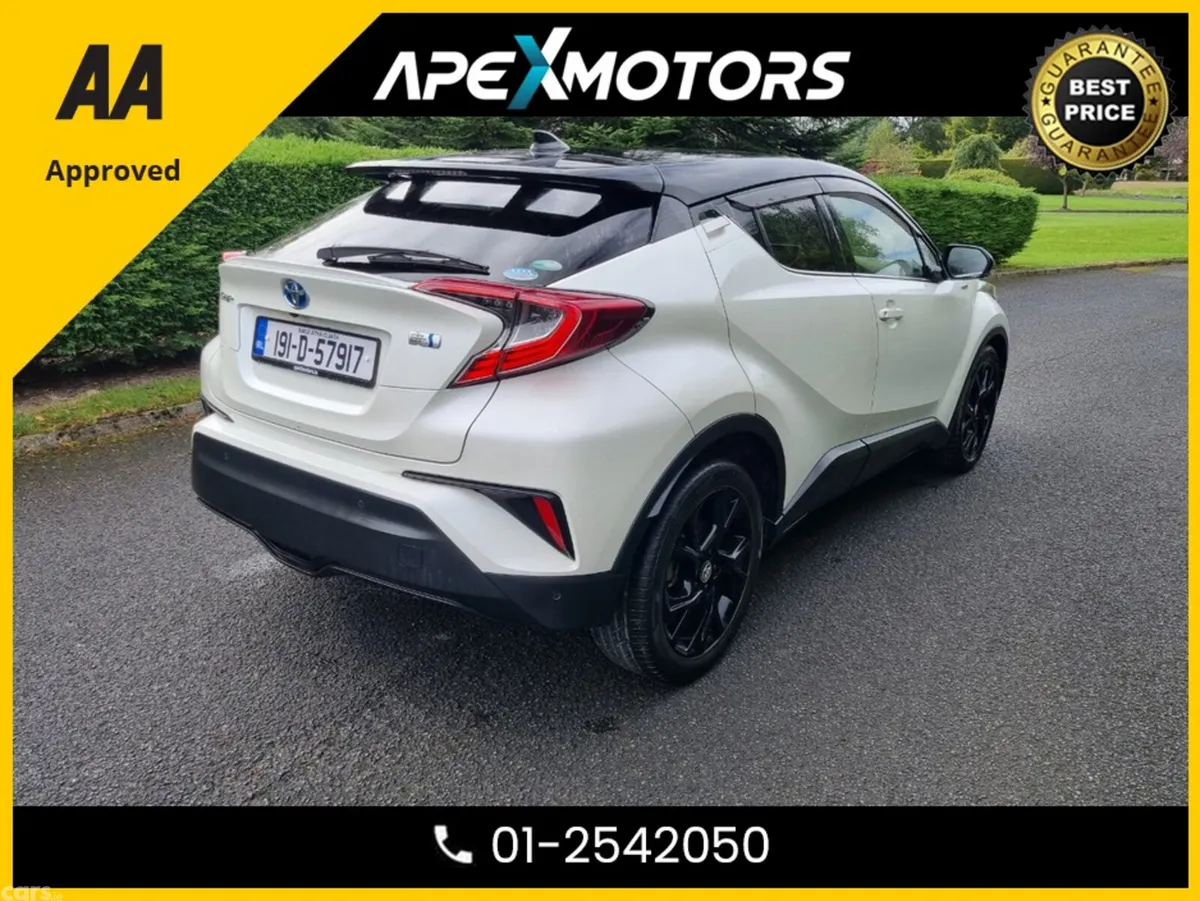 Toyota C-HR Hatchback, Petrol Hybrid, 2019, White