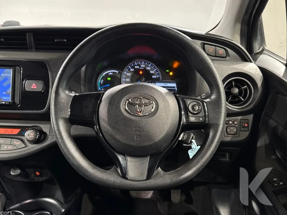 Toyota Vitz Hatchback, Petrol Hybrid, 2019, Silver