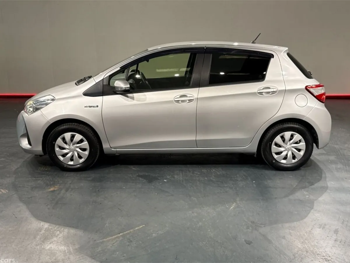 Toyota Vitz Hatchback, Petrol Hybrid, 2019, Silver