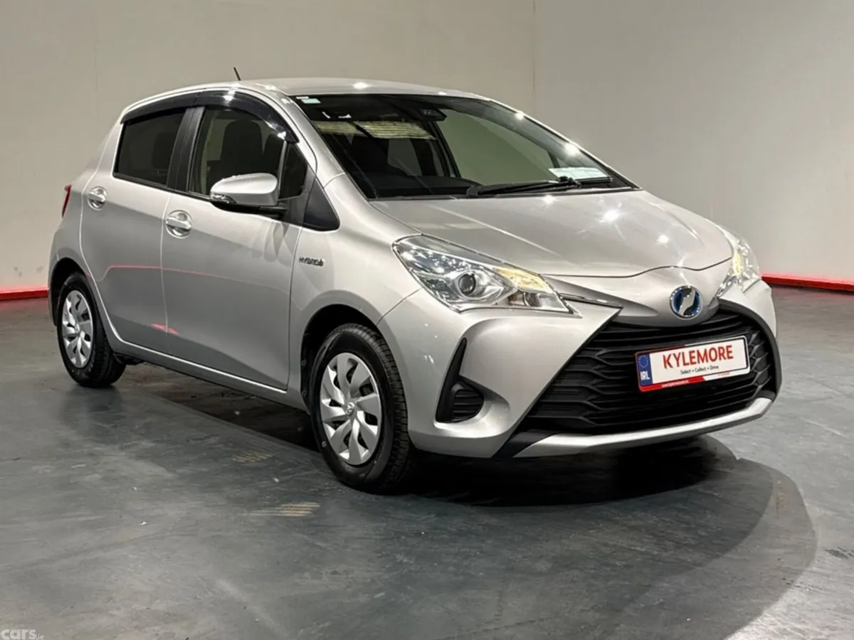 Toyota Vitz Hatchback, Petrol Hybrid, 2019, Silver