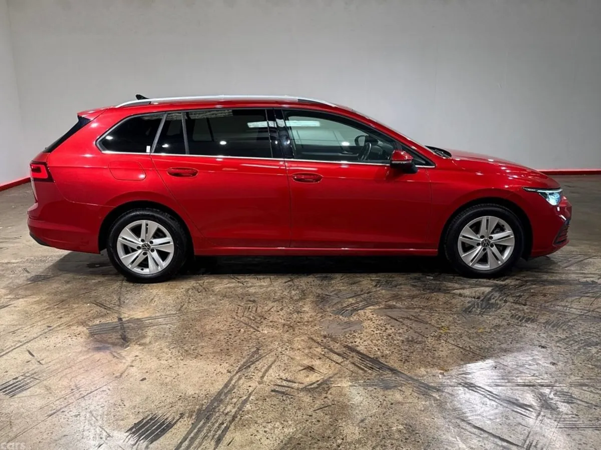 Volkswagen Golf Estate, Petrol Hybrid, 2021, Red