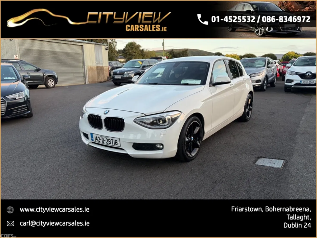 BMW 1-Series Hatchback, Petrol, 2014, White