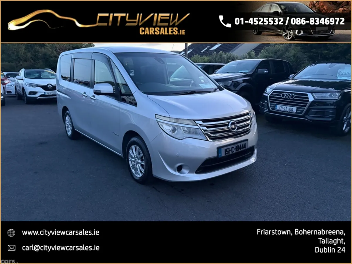 Nissan Serena MPV, Petrol Hybrid, 2015, Silver