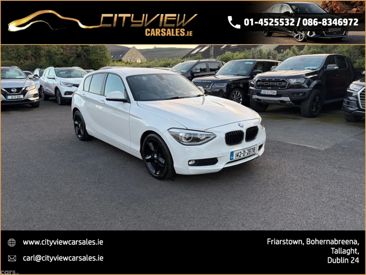 BMW 1-Series Hatchback, Petrol, 2014, White