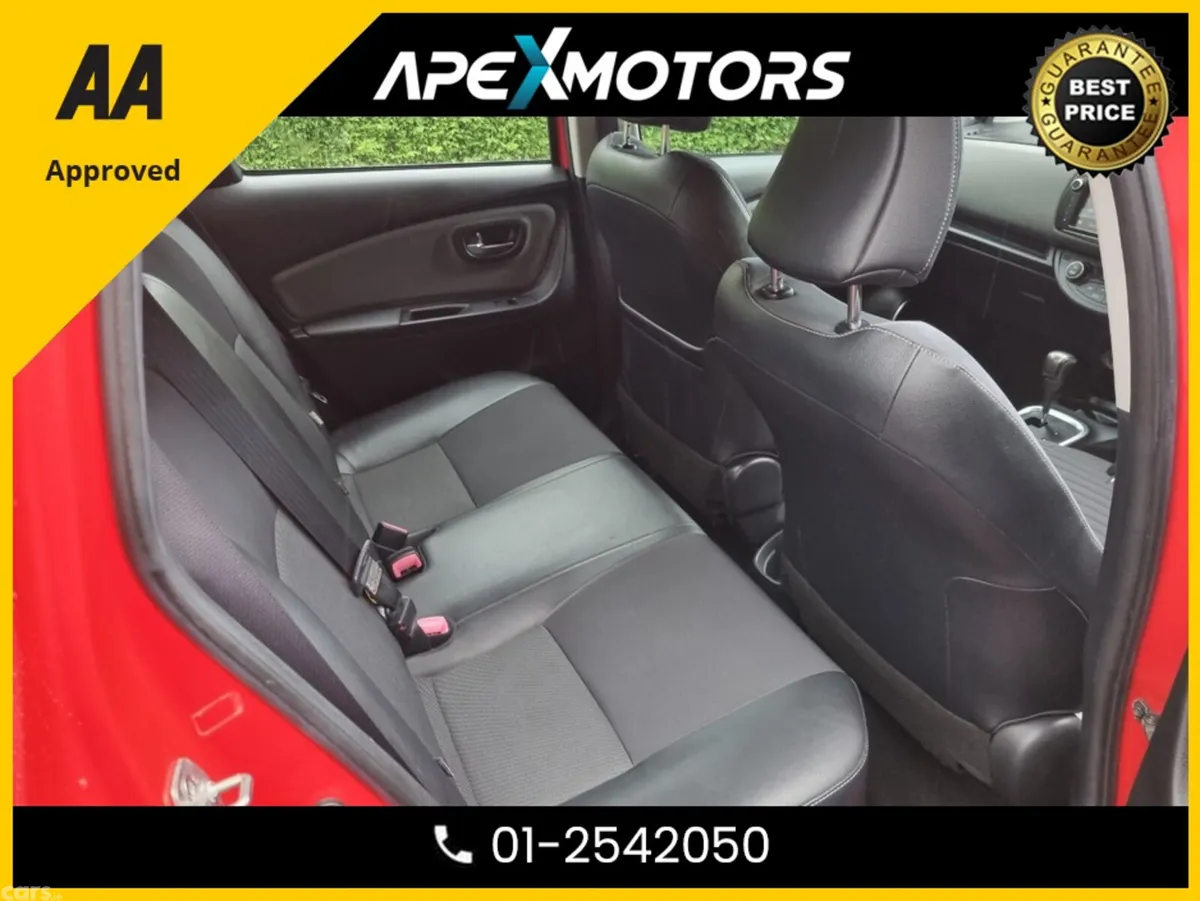 Toyota Yaris Hatchback, Petrol Hybrid, 2016, Red